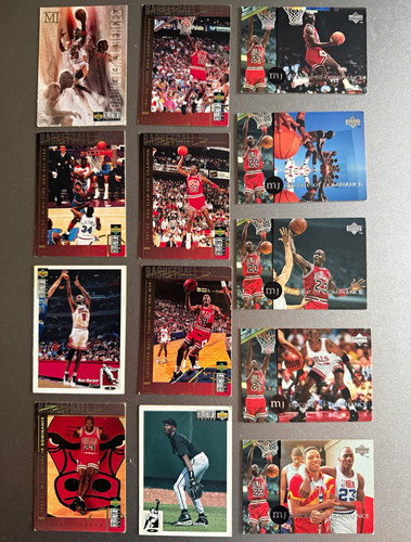 Michael jordan lot cards - lot,