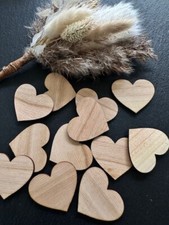 50 Streudeko Holz Herz
