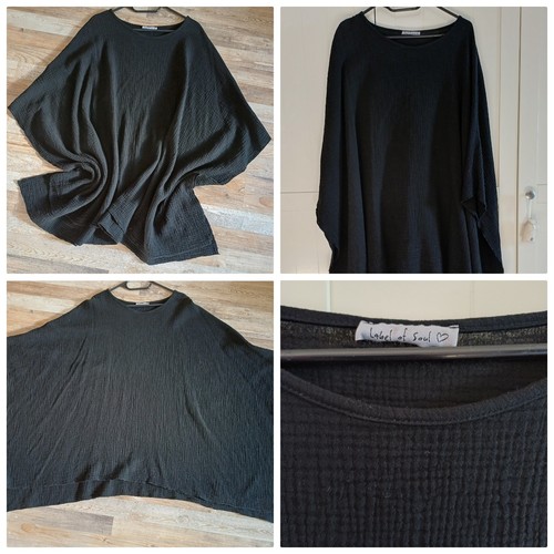 Label soul musselin poncho - of,