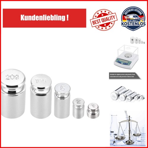 Kalibriergewicht set 5g - kalibriergewicht, 1g