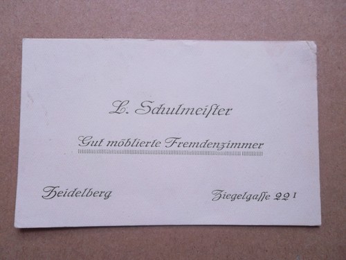 Alter heimatbeleg - ,
