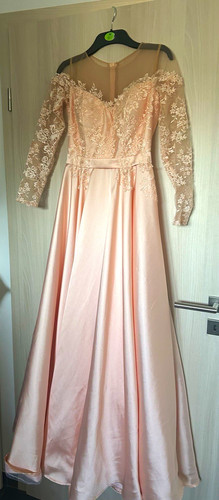 Abendkleid maxikleid lang rosa - maxikleid,