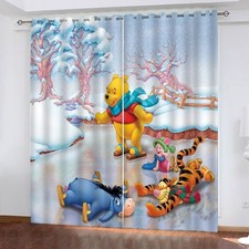 Maßgefertigte Vorhänge 03.Winnie the Pooh Schlafzimmer Verdunklung UV-Schutz