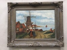 Altes Gemälde Hollandmotiv