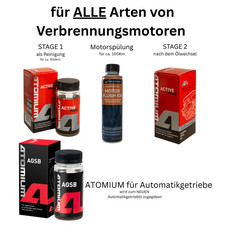 ATOMIUM Set für Alle Verbrennungsmotoren mit Additiv für Automatkgetriebe