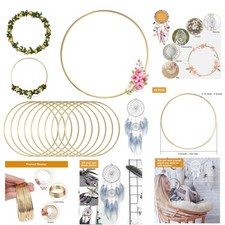 Metallringe 10cm 10 Stück