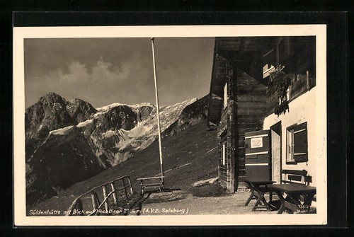 Ansichtskarte söldenhütte - ansichtskarte,