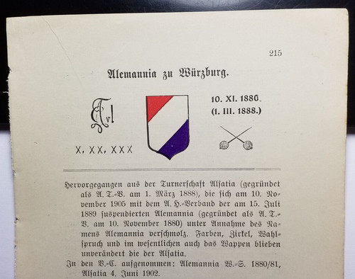 Turnerschaft alemannia - turnerschaft, zu