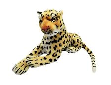 Leopard Plüschtier 27 cm Braun Kuscheltier Leoparden Baby Stofftier Raubkatze