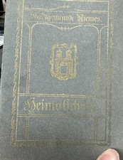 Alter Heimatschein von 1927