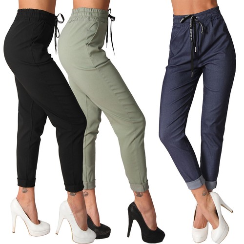 Hose loose fit baggy elastisch - hose,