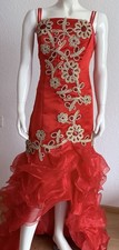 Damen  Träger Ballkleid   mit