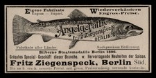 Alte Werbung Reklame 1902