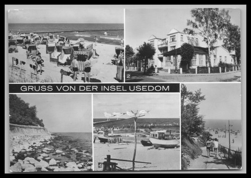 Ansichtskarte ostseeinsel - ansichtskarte,