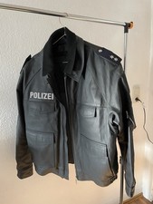 Polizei Lederjacke Größe 52