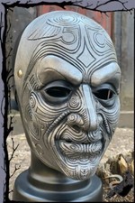 Larp Latex Gesichtsmaske Tätowierung- Moko  Epic Armoury