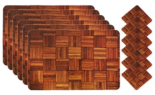 Holz design pvc - pvc, 6-teiliges