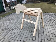 Voltigierpferd, Holzpferd