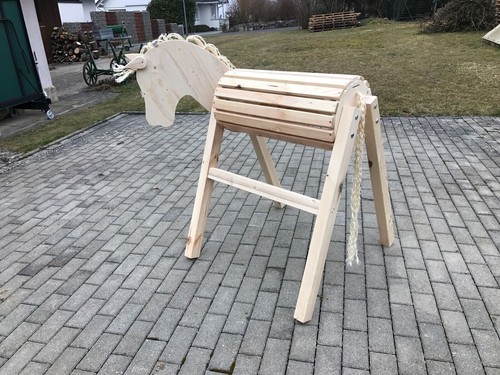Voltigierpferd holzpferd - voltigierpferd,,