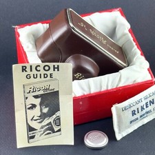 Leather Case for GOLDEN RICOH 16 Camera spy subminiature RARE film Japan cap