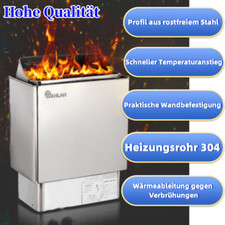 6KW Saunaofen Saunaheizung Saunaheizgerät mit externer Steuerung
