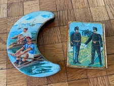 alte Blechdose Dose Läckerli Huus  Militär Reservistika Pfefferminz