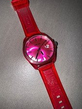 Diesel Damenuhr DZ1929 pink Silikonarmband