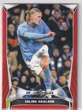 Leaf Trading Card Soccer  2023 No. B-4 Erling Haaland Red Parallel