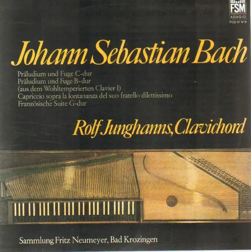 Bach music for clavichord - cd,