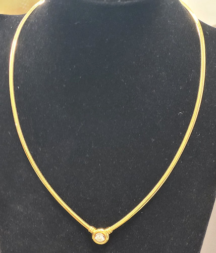 Collier 750 gelbgold 25 - 750/-,