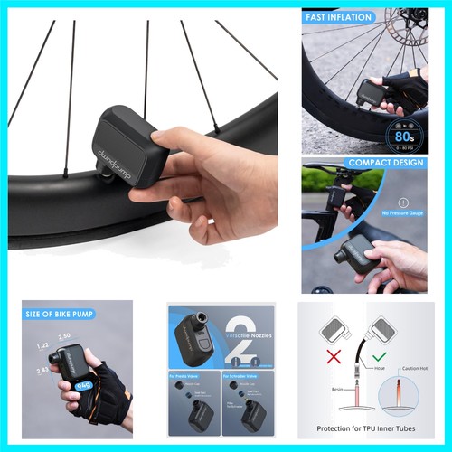 Mini fahrradpumpe elektrisch - mini,