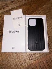 RIMOWA Aluminium Handyhülle - Case IPhone 16 PRO MAX Schwarz - Neu und Ovp