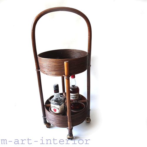 Vintage bambus rattan - vintage,