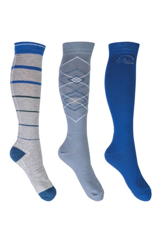 Hkm reitsocken byron 3er - reitsocken, set