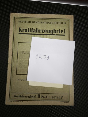 Pannonia ddr kfz brief - pannonia,
