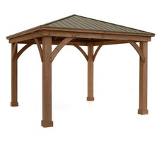 Pavillon Holzpavillon Gartenpavillon Holz Westmann Devon 1212 366x366x320cm