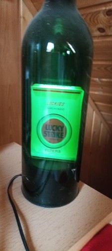 Lucky strike flaschen lampe - strike,
