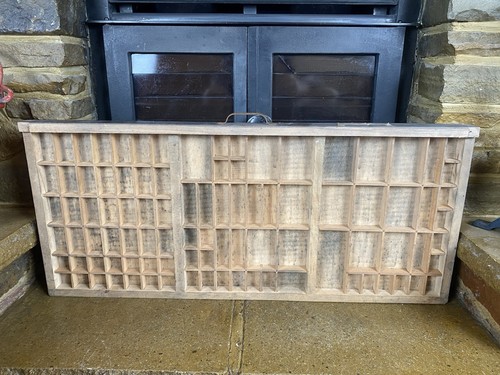 Vintage buchdruck holz - buchdruck,
