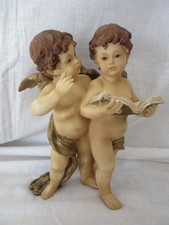 2 schöne Engel, -Figur, Kunststein, lesend, Advents-u.Weihnachtsdeko, 20cm hoch
