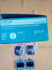 Busch&Jäger 2 Stück LAUTSPRECHER, Anschlußdose   LX mahagoni/braun   RARITÄT