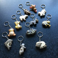 Schlüsselanhänger Holz Tier