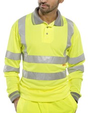 Warnschutz Pololangarmshirt