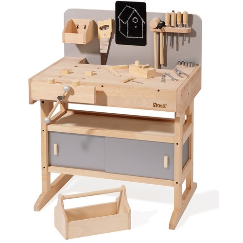 Werkbank aus holz inkl - werkbank,