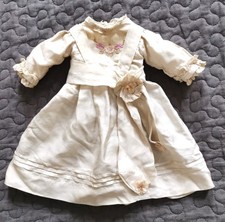 traumhaftes original antikes Puppenkleid aus reiner Seide f. antike Porzellpuppe