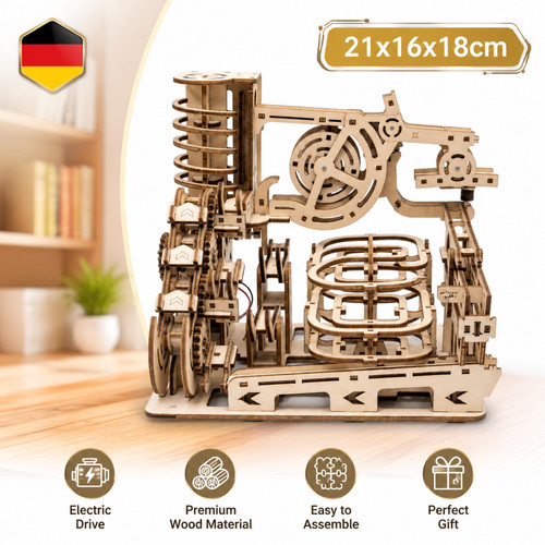 Holzpuzzle murmelbahn - holzpuzzle,