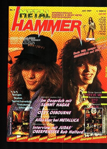 Metal hammer 1987 komplett - 07/1987,