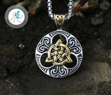 Halskette Keltischer Knoten Ewigkeit Talisman Amulett Glücksbringer Geschenkidee