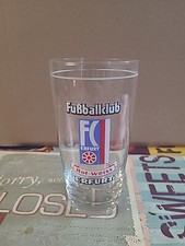ALT BIERGLAS  FUSSBALL FC ROT
