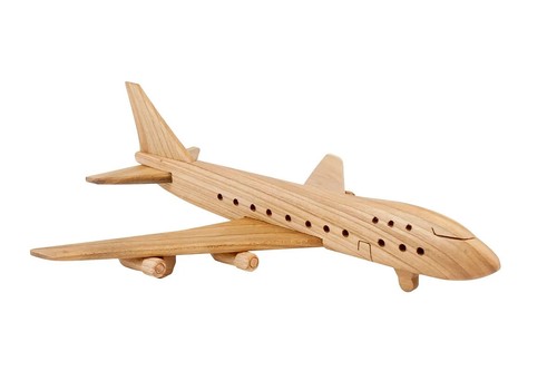 Ein spielzeug flugzeug aus - ein,