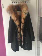 Parka Gr. S wie Mr and Mrs  Italy Grün Pelz 